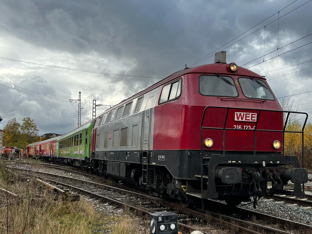 Baureihe 216 REWE Zug